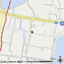 香川県木田郡三木町田中1638周辺の地図