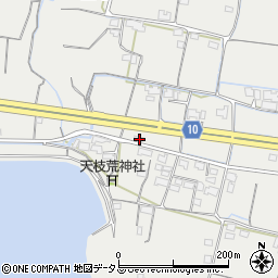 香川県木田郡三木町田中1005周辺の地図