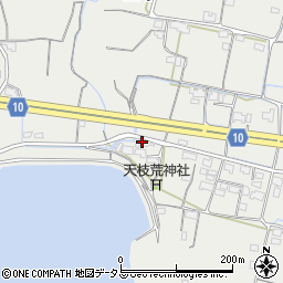 香川県木田郡三木町田中1035周辺の地図