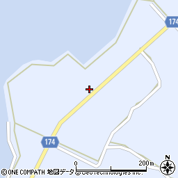 愛媛県越智郡上島町岩城3816周辺の地図