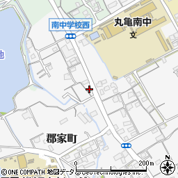 香川県丸亀市郡家町3639-7周辺の地図