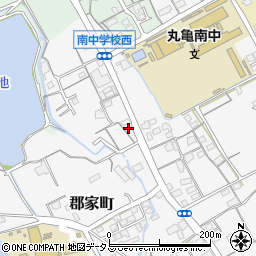 香川県丸亀市郡家町3639-8周辺の地図