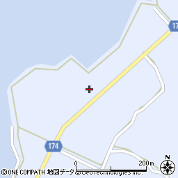 愛媛県越智郡上島町岩城3800周辺の地図