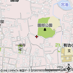 和歌山県和歌山市園部834周辺の地図