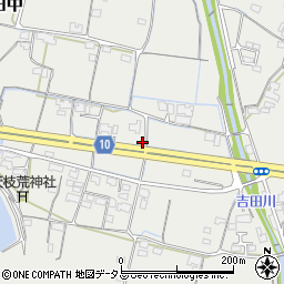 香川県木田郡三木町田中987-4周辺の地図