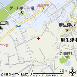 和歌山県紀の川市麻生津中380周辺の地図