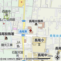 長尾町役場　清掃工場周辺の地図
