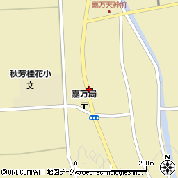美祢市立　秋芳桂花保育園周辺の地図