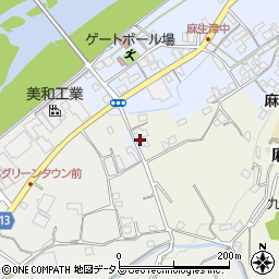 和歌山県紀の川市麻生津中393周辺の地図