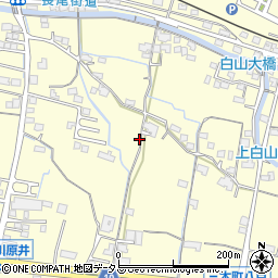香川県木田郡三木町下高岡周辺の地図