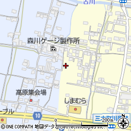 香川県木田郡三木町下高岡2257周辺の地図