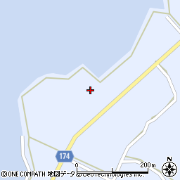 愛媛県越智郡上島町岩城3809周辺の地図