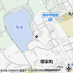香川県丸亀市郡家町3654-6周辺の地図