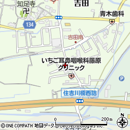和歌山県岩出市吉田318周辺の地図