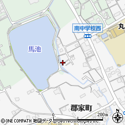 香川県丸亀市郡家町3654-5周辺の地図