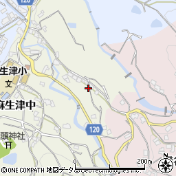 和歌山県紀の川市麻生津中123周辺の地図