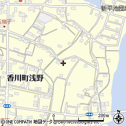 香川県高松市香川町浅野490周辺の地図