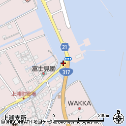 井口港周辺の地図