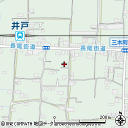 香川県木田郡三木町井戸2540周辺の地図