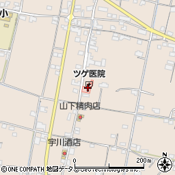 ツゲ医院周辺の地図