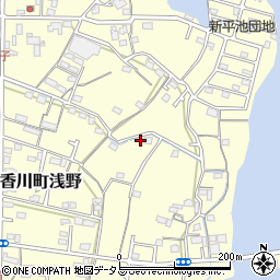 香川県高松市香川町浅野489周辺の地図