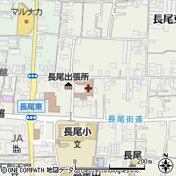 長尾児童館周辺の地図