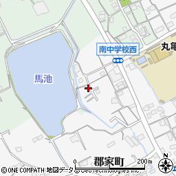 香川県丸亀市郡家町3654-1周辺の地図