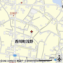 香川県高松市香川町浅野305周辺の地図
