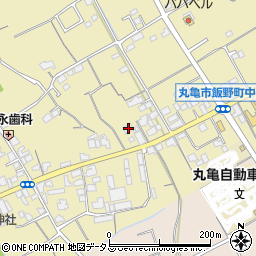 香川県丸亀市飯野町東二388周辺の地図