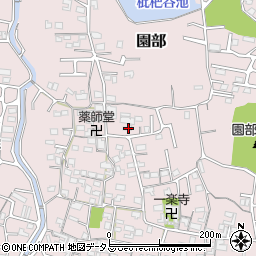 和歌山県和歌山市園部519周辺の地図