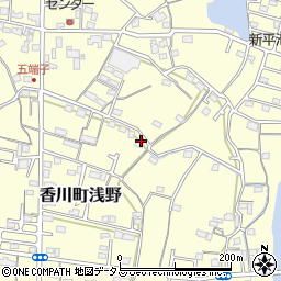 香川県高松市香川町浅野309周辺の地図
