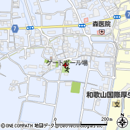 和歌山市立会館弘西文化会館周辺の地図