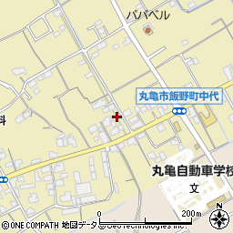 香川県丸亀市飯野町東二403周辺の地図
