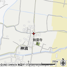 神波自治会館周辺の地図