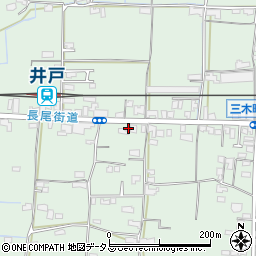 香川県木田郡三木町井戸2543-7周辺の地図