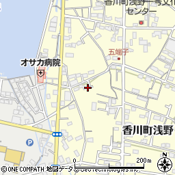 香川県高松市香川町浅野280周辺の地図