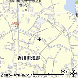 香川県高松市香川町浅野301周辺の地図