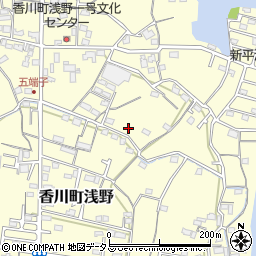 香川県高松市香川町浅野313周辺の地図