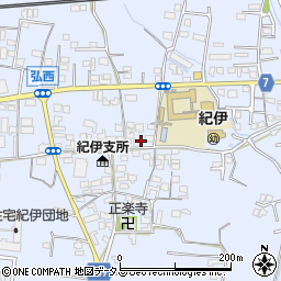 和歌山県和歌山市弘西318周辺の地図