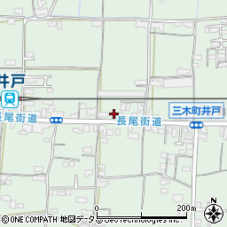 香川県木田郡三木町井戸4169周辺の地図