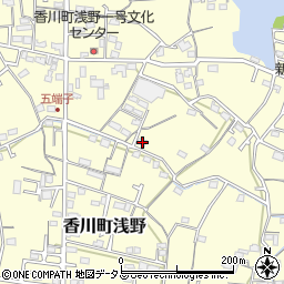 香川県高松市香川町浅野321周辺の地図