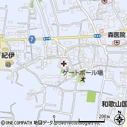 和歌山県和歌山市弘西843周辺の地図