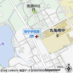 香川県丸亀市郡家町3682-1周辺の地図