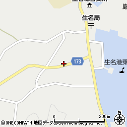 愛媛県越智郡上島町生名脇周辺の地図