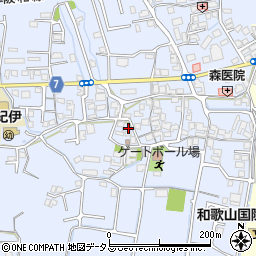 和歌山県和歌山市弘西840周辺の地図