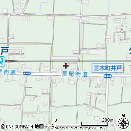 香川県木田郡三木町井戸4174周辺の地図