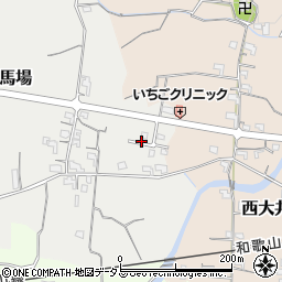 和歌山県紀の川市田中馬場周辺の地図