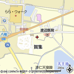 兵庫県南あわじ市賀集413周辺の地図