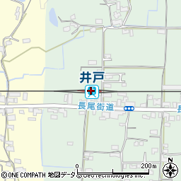 井戸駅周辺の地図