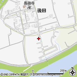 和歌山県紀の川市後田278-1周辺の地図